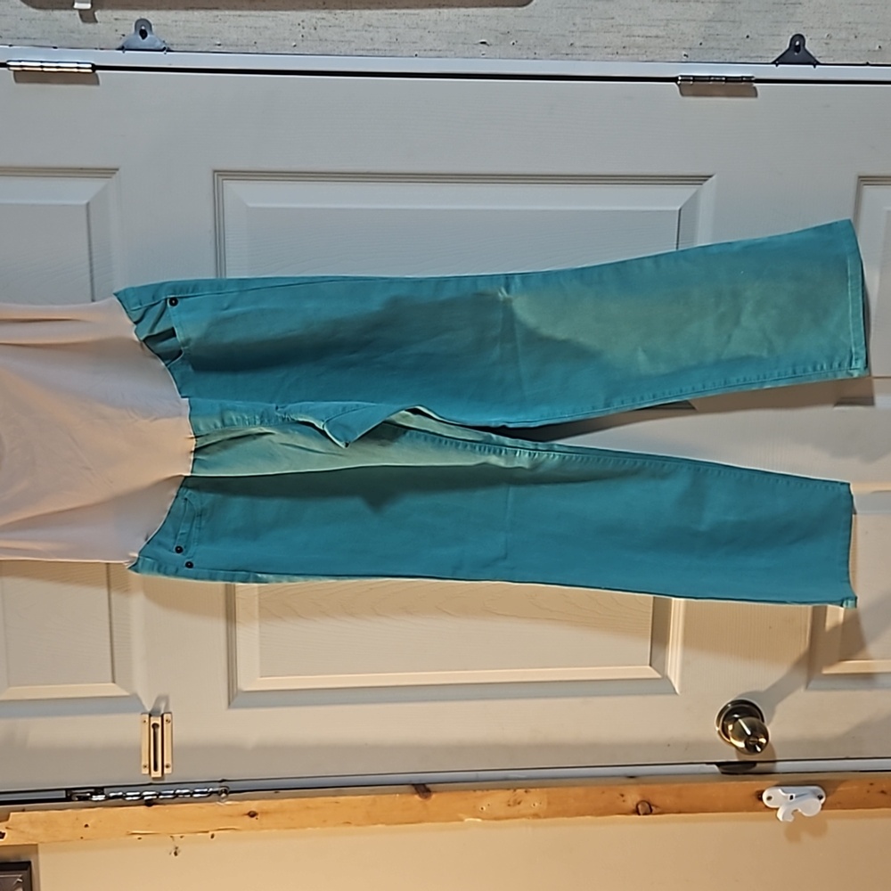 LIZ LANGE MATERNITY FULL PANEL JEANS: BLUE: NEW WITHOUT TAGS: SIZE 10